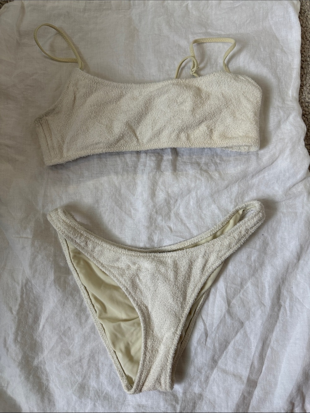 triangl swimwear Ivory Terry Bikini